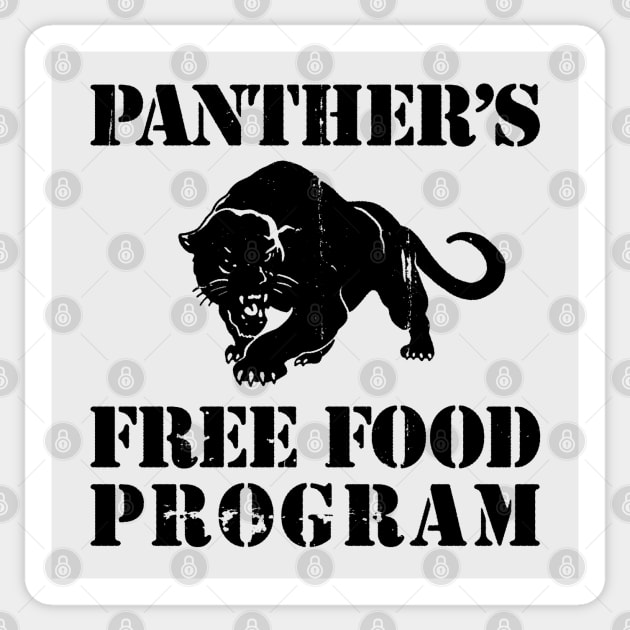 Panther's Free Food Program Sticker by zerobriant